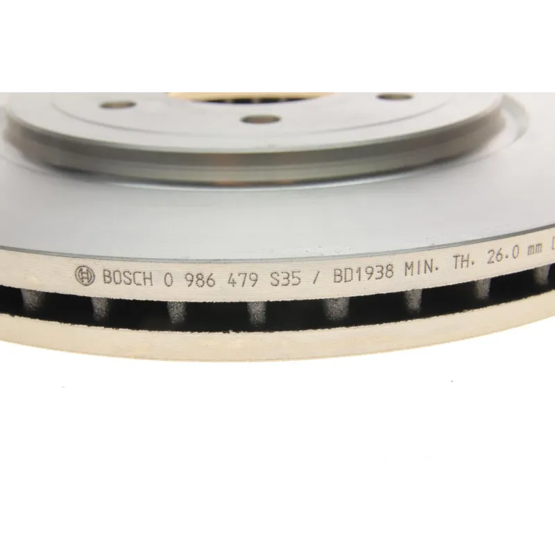 Диск гальмівний передній BOSCH 0 986 479 S35 для Nissan Navara D40/Pathfinder R51 2005-, 320x28 мм