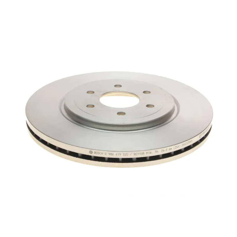 Диск гальмівний передній BOSCH 0 986 479 S35 для Nissan Navara D40/Pathfinder R51 2005-, 320x28 мм