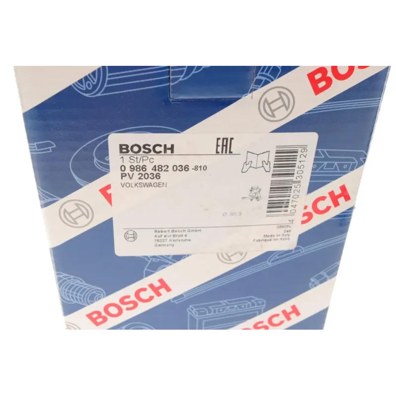 Кран навантаження гальм BOSCH 0 986 482 036 для Volkswagen Transporter T4 1990-2003