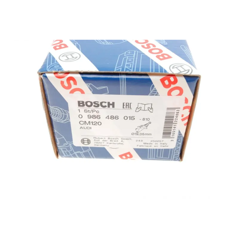 Циліндр зчеплення головний BOSCH 0 986 486 015 для Audi 80 B3/B4 1986-1996 (d=19.05mm)