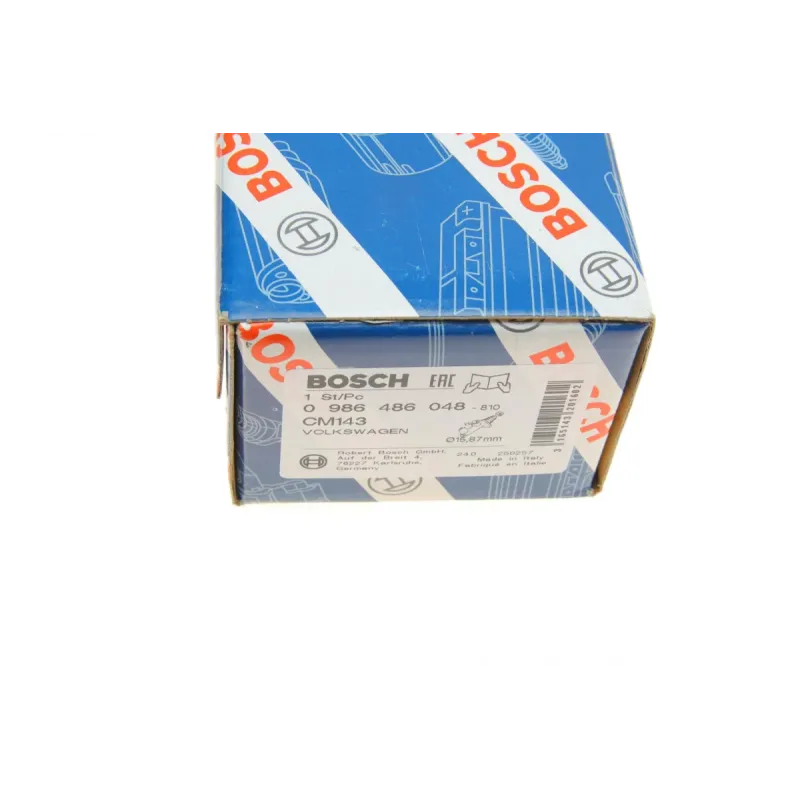 Циліндр зчеплення головний BOSCH 0 986 486 048 для Volkswagen Transporter T4 1990-2003 (d=15.87mm)