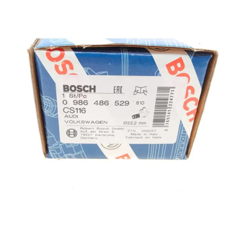 Робочий циліндр зчеплення BOSCH 0 986 486 529 для Audi 100/90 1.6-2.3 (діаметр 22.2 мм)