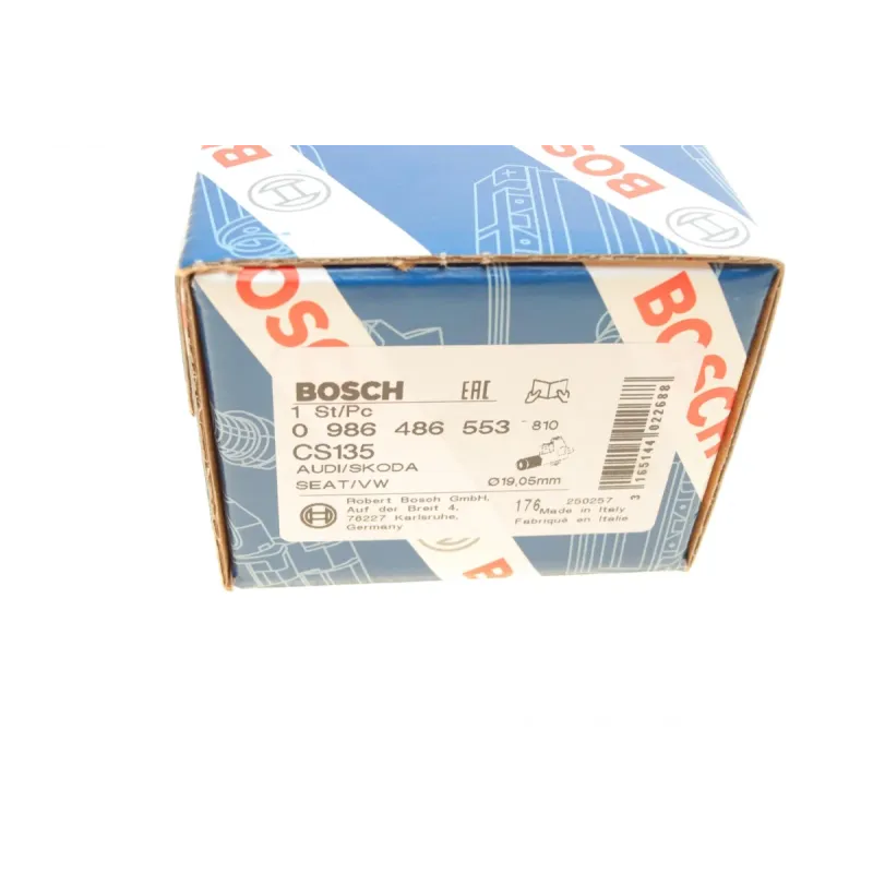 Циліндр зчеплення робочий BOSCH 0 986 486 553 для Audi A3, VW Polo 1.0-1.8 1999-, діаметр 19.05 мм