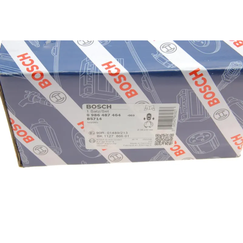 Колодки гальмівні задні BOSCH 0 986 487 464 для Nissan Navara D22 1997-2004 (барабанні, 295x51 мм)