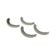 Колодки ручника BOSCH 0 986 487 543 для Mercedes-Benz 190 W201, E-Class W124/W210 1996-2004 (164x20 мм)