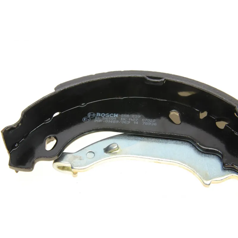 Колодки гальмівні задні BOSCH 0 986 487 556 для Renault Clio II, Logan I (барабанні, 180x42 мм)