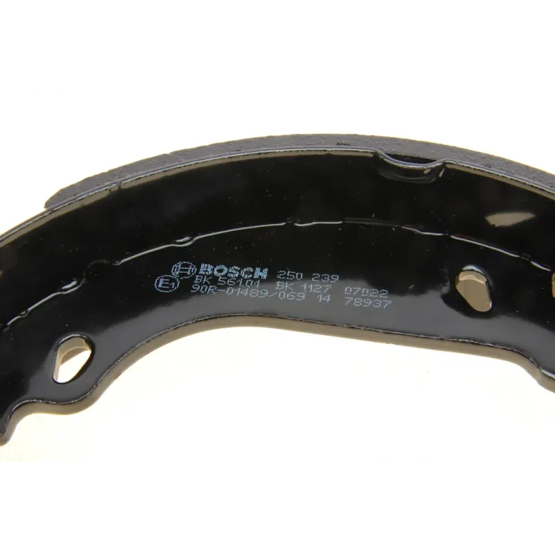 Колодки гальмівні задні BOSCH 0 986 487 556 для Renault Clio II, Logan I (барабанні, 180x42 мм)