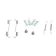 Колодки ручника BOSCH 0 986 487 582 для Mercedes-Benz C-Class W202/W203, A-Class W168/W169 164x20 мм