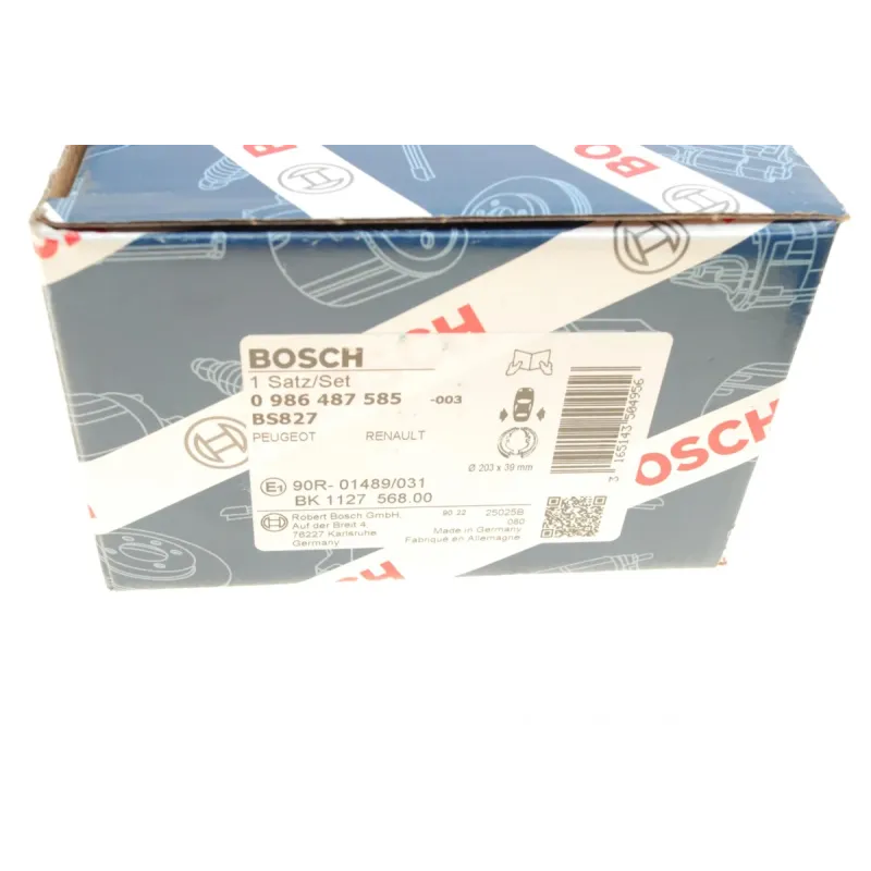 Колодки гальмівні (задні) Peugeot 106/206/306/Renault Clio/Laguna 93- (барабанні) (203.2x38)