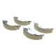 Колодки гальмівні задні BOSCH 0 986 487 668 для Nissan Micra K12, Note E11, Renault Clio III 203.2 мм