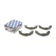 Колодки ручника BOSCH 0 986 487 728 для Toyota Land Cruiser 100 (UZJ100) 1998-2008, 230 мм