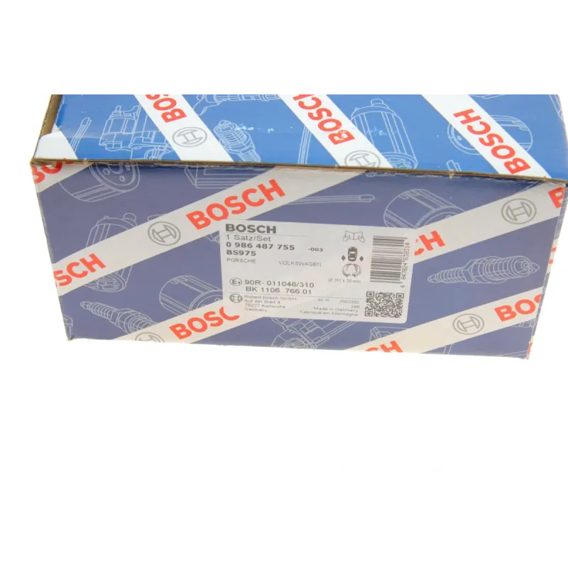 Колодки гальмівні задні BOSCH 0 986 487 755 для VW Touareg, Porsche Cayenne 210x30 мм
