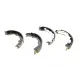 Колодки ручника BOSCH 0 986 487 761 для Hyundai Accent III 2005-2010, Kia Rio II 2005-, 167x31.8 мм