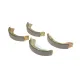 Колодки гальмівні задні BOSCH 0 986 487 909 для Hyundai Getz 2002-2005 (барабанні, 180x32 мм)