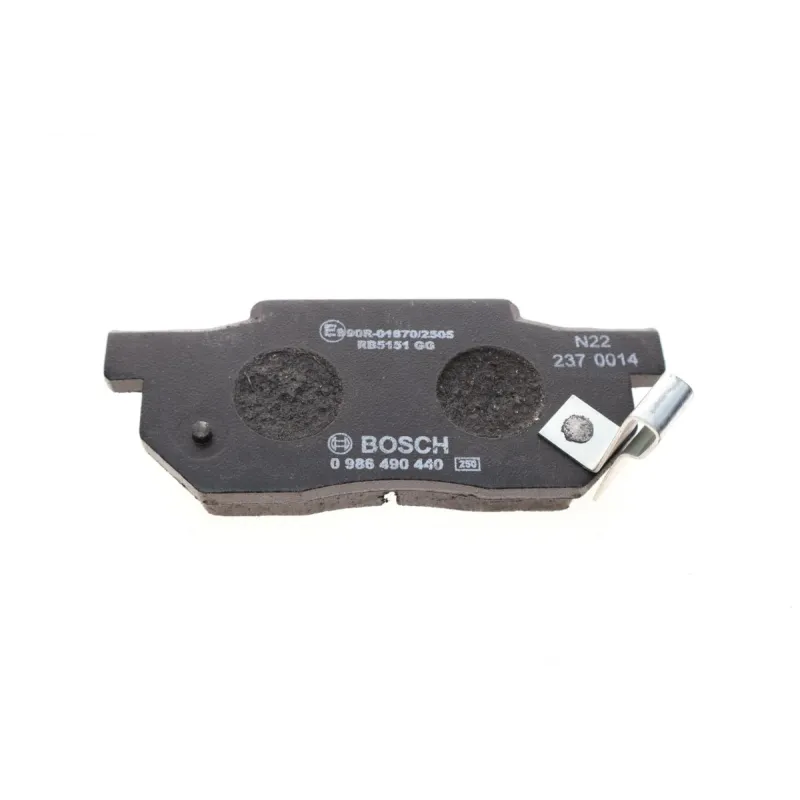 Колодки гальмівні передні BOSCH 0 986 490 440 для Honda Civic, Jazz, Prelude 1983-2008