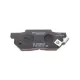 Колодки гальмівні передні BOSCH 0 986 490 440 для Honda Civic, Jazz, Prelude 1983-2008