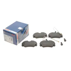 Колодки гальмівні передні BOSCH 0 986 492 090 для Peugeot 405 1987-1996, Lucas-Girling