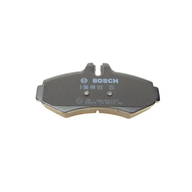 Колодки гальмівні передні BOSCH 0 986 494 013 для Mercedes-Benz Vito (W638) 1996-2003, 20.9 мм