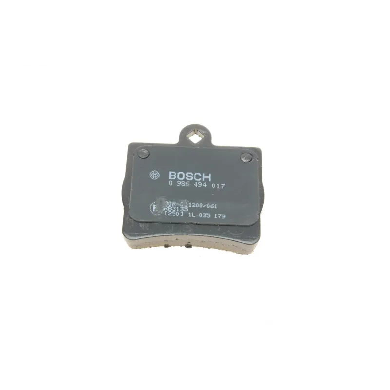 Колодки гальмівні задні BOSCH 0 986 494 017 для Mercedes-Benz C-Class W202 1993-2000 (63.4x63.6x15.5 мм)