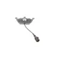 Комплект передніх гальмівних колодок BOSCH 0 986 494 019 для Audi A3, Skoda Octavia, VW Golf (+датчик) 146x54.7x19.5 мм