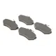 Колодки гальмівні передні BOSCH 0 986 494 021 для Audi A4 B5, VW Passat B5 1994-2001, 19.5 мм