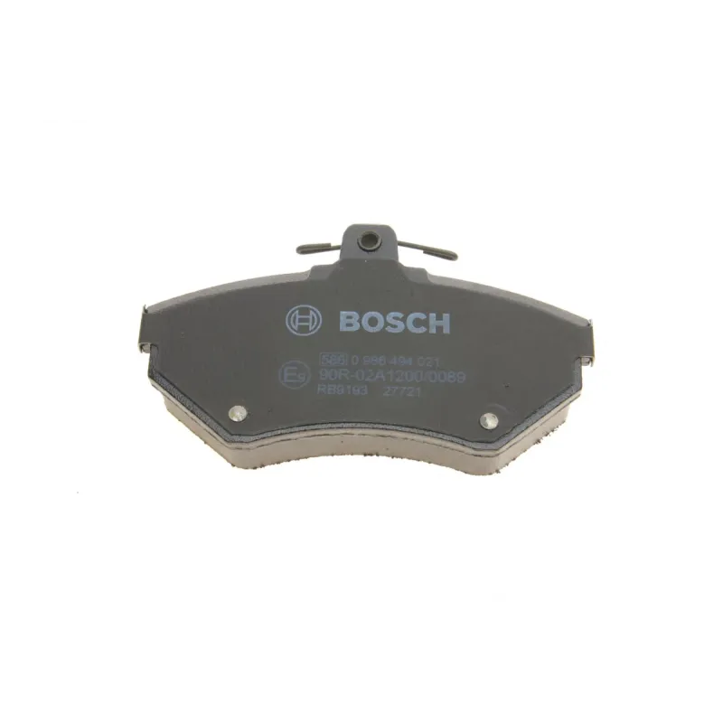 Колодки гальмівні передні BOSCH 0 986 494 021 для Audi A4 B5, VW Passat B5 1994-2001, 19.5 мм