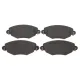 Колодки гальмівні передні BOSCH 0 986 494 026 для Ford Mondeo III 2000-2007, Jaguar X-Type 2001-2009