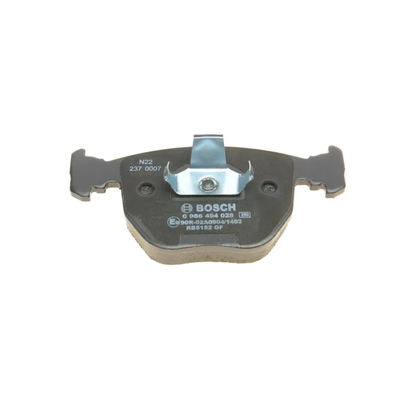 Колодки гальмівні передні BOSCH 0 986 494 028 для BMW 5 (E39)/7 (E38)/X5 (E53) 94-07