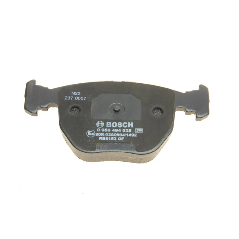 Колодки гальмівні передні BOSCH 0 986 494 028 для BMW 5 (E39)/7 (E38)/X5 (E53) 94-07