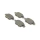 Колодки гальмівні задні Bosch 0 986 494 030 для Fiat Bravo II, Stilo, Lancia Delta