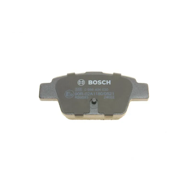 Колодки гальмівні задні Bosch 0 986 494 030 для Fiat Bravo II, Stilo, Lancia Delta