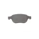 Колодки гальмівні передні BOSCH 0 986 494 033 для Renault Laguna II 2001-2007, 155.2x68.3 мм