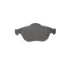 Колодки гальмівні передні BOSCH 0 986 494 033 для Renault Laguna II 2001-2007, 155.2x68.3 мм