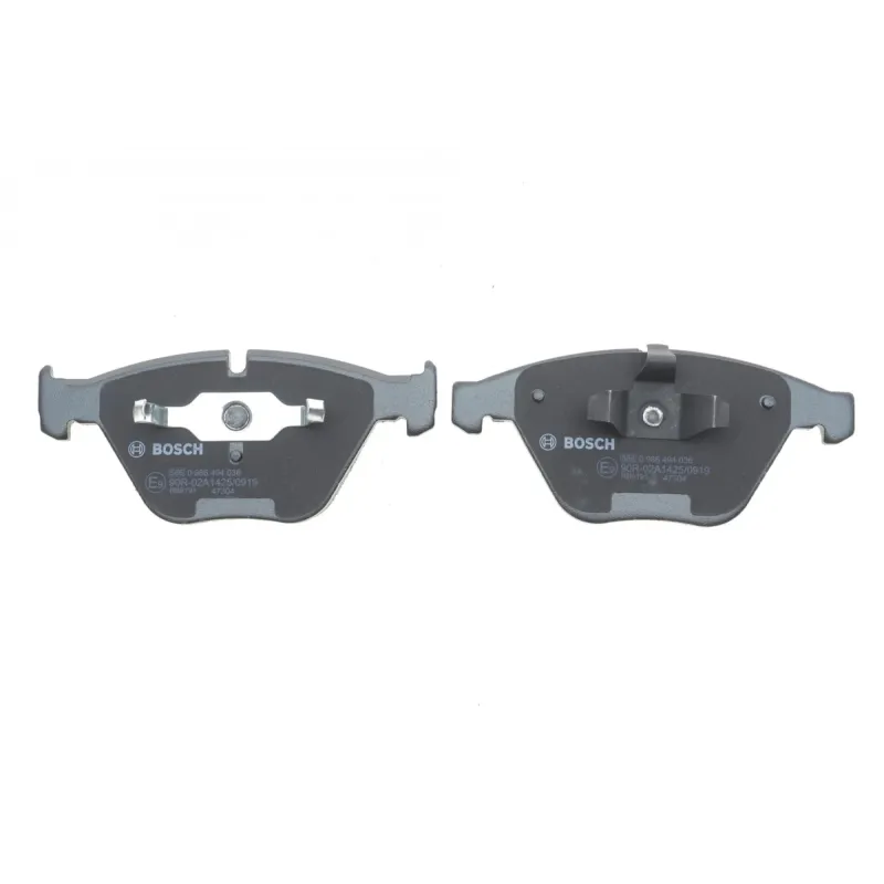 Колодки гальмівні передні BOSCH 0 986 494 036 для BMW 3 (E90/E91/E92/E93) 04-13, X1 (E84) 09-15, Z4 (E89) 09-16