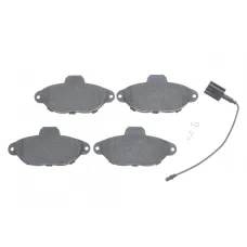 Колодки гальмівні передні BOSCH 0 986 494 115 для Fiat 500, Panda 114.8x54.7x15.8 мм