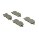 Колодки гальмівні задні BOSCH 0 986 494 148 для Land Rover Range Rover III (LM) 2002-2012, 116.8x46.3x17.5 мм