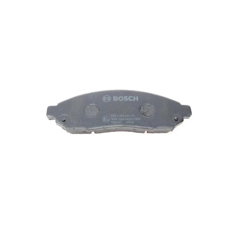 Колодки гальмівні передні BOSCH 0 986 494 151 для Nissan NP300 Navara D40, Pathfinder R51 2005- 163.9x53.8 мм