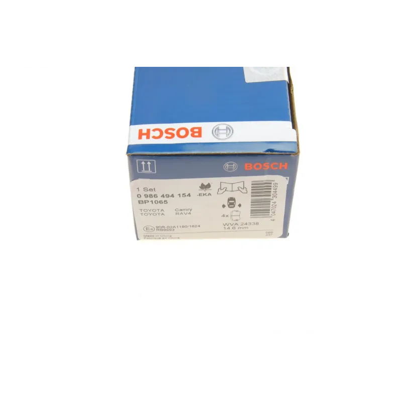 Колодки гальмівні задні BOSCH 0 986 494 154 для Toyota Camry/RAV4 IV 2012-2018, Lexus ES 2006-2018