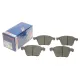 Колодки гальмівні передні BOSCH 0 986 494 159 для Volvo XC90 2002-2014, 155.1x74.1 мм