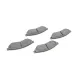Колодки гальмівні задні BOSCH 0 986 494 172 для Chevrolet Epica/Evanda 2002- 121x37.3x14.8 мм