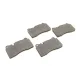 Колодки гальмівні передні BOSCH 0 986 494 207 для VW Touareg, Audi TT, SEAT Leon 2002-2010 77.4x131.6 мм
