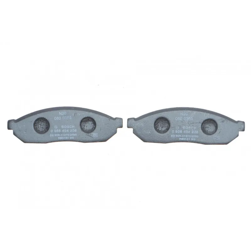Колодки гальмівні передні BOSCH 0 986 494 208 для Honda Civic 1979-1983, Suzuki Alto 1986-1988
