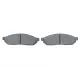 Колодки гальмівні передні BOSCH 0 986 494 208 для Honda Civic 1979-1983, Suzuki Alto 1986-1988