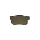 Колодки гальмівні задні BOSCH 0 986 494 233 для Honda CR-V II/III 2002-2012, 88.8x47.6 мм