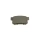Колодки гальмівні задні BOSCH 0 986 494 233 для Honda CR-V II/III 2002-2012, 88.8x47.6 мм
