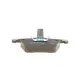 Колодки гальмівні передні BOSCH 0 986 494 245 для Ford Galaxy, Volvo S60, S80, 74.2x155.3 мм