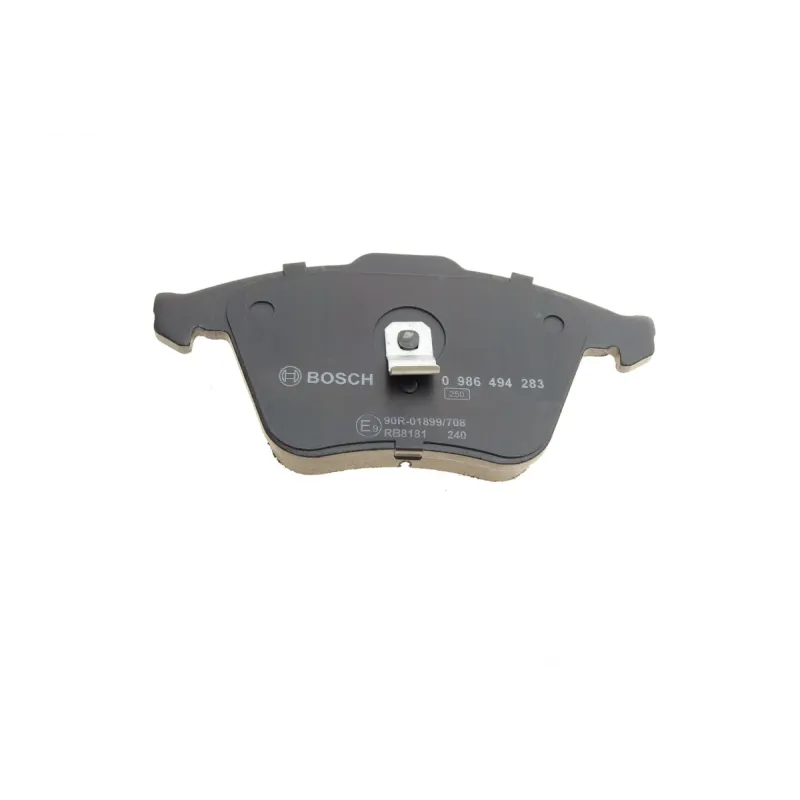 Колодки гальмівні передні BOSCH 0 986 494 283 для Audi A6 C5 1997-2005, 155.3x73.2 мм