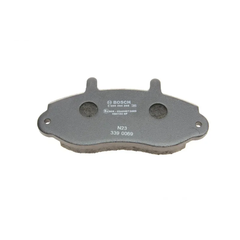 Колодки гальмівні передні BOSCH 0 986 494 288 для Renault Master II, Opel Movano 1998-2007, 17.8 мм