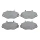 Колодки гальмівні передні BOSCH 0 986 494 289 для Ford Transit 1991-2000, 71.7x138.8x18.8 мм