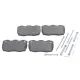 Колодки гальмівні передні BOSCH 0 986 494 291 для Land Rover Defender 90-16 (126.5x68.5x17.5 мм)